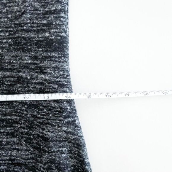 Banana Republic Sweater Knit Dress Black Marl Women's S Ruched Scoop Neck NWT - Picture 7 of 9